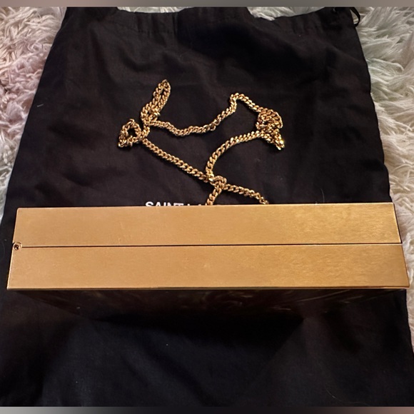 Saint Laurent Marble Pattern Tuxedo Box Bag - Picture 12 of 15